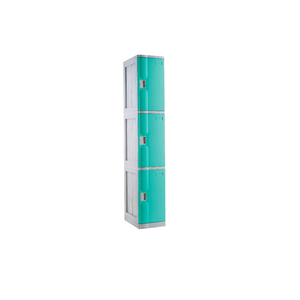 Three Tier ABS Plastic Employee Worker Locker - Product Image 1