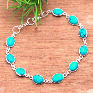 Turquoise <b>Bracelet</b> Gemstone <b>Bracelet</b> <b>Women</b> Silver Jewelry Handmade Jewelry Gift <b>for</b> Her <b>Women</b> Jewelry - Product Image 3