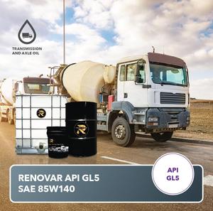 Huile pour engrenages RENOVAR AXLE API GL5 SAE 80W90/SAE 85W140 Lubrifiant automobile à base liquide certifié SGS 85W140 - Product Image 3