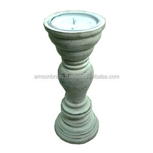 Unique Style White Metal Plated Candelabra <b>Candle</b> Holder for Easter Party Decoration or <b>Candle</b> Stand - Product Image 1