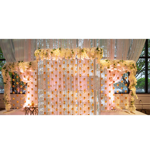 Vela de pared occidental brillante para decoración de escenario, decoración de boda con fondo de vela - Product Image 1