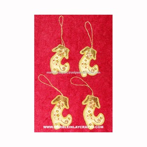 ของตกแต่งคริสต์มาสแบบแขวนสไตล์อินเดีย, เครื่องประดับต้นคริสต์มาสแบบ Zari - Product Image 1