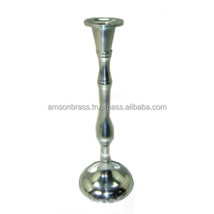 Bougeoir en aluminium style église, support - Product Image 5