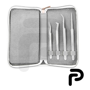 Ensemble de pinces à cils en acier inoxydable avec pointe pointue, 8 pièces - Product Image 2