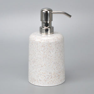 Bamboo <b>Powder</b> Eco-Friendly Round Cylinder Soap Dispenser for Bathroom Supplies - Product Image 2