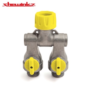 สวน3/4 "โลหะคู่เต้าเสียบปิดท่อแตะเชื่อมต่อ - Product Image 2