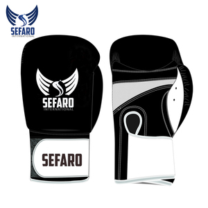 Mejor venta 2024 Diseño Nuevos guantes de boxeo de cuero PU Muay Thai Kick Fighting Guantes de competición en tamaños 6oz 8oz 12oz 14oz 16oz - Product Image 3