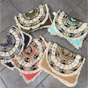 Pochette moderne de style indien traditionnel pour femme, avec des styles ethniques indiens et des sacs bohèmes inspirés de l'artisanat manuel - Product Image 1