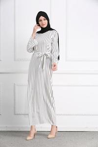 Impresionante vestido informal para mujer Kaftan Dubai musulmán islámico Abaya - Product Image 2