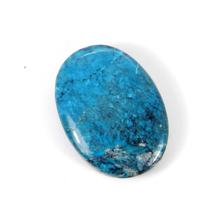 Piedra preciosa Natural de 32x23mm, cabujones ovalados de turquesas tibetanas, al por mayor de la India - Product Image 1