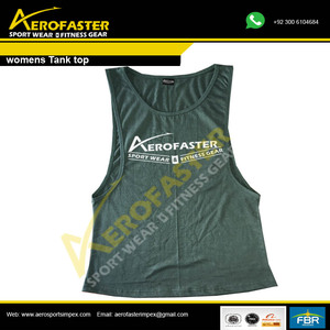 เสื้อกล้าม AeroFaster สำหรับผู้หญิง สีชมพู ระบายอากาศได้ดี ดีไซน์เว้าลายสก็อต ผ้าฝ้าย 100% ชุดกีฬา ชุดออกกำลังกาย โลโก้ด้านหน้า - Product Image 4