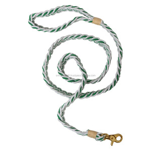 Conjunto de Correa y Collar para Perro Ombre de Alta Calidad - Correa y Collar Hechos a Mano y Personalizados Cuerda de Algodón VERDE - Product Image 2
