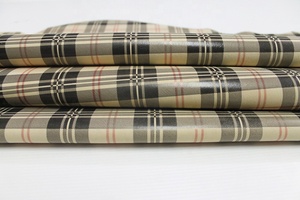 Plaid et noir Double face imprimé peau d'agneau cuir Napa doux qualité supérieure en gros peaux de mouton pour des créations uniques - Product Image 4