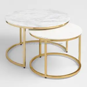 Customized Design Round Table Home Furniture Usage Office Room Hotel Restaurant High Quality Stand up Desk Table Made in India