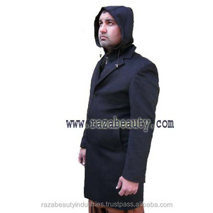 Ventes chaudes 2027, blazer en laine écologique à capuche pour homme de haute qualité - Product Image 5