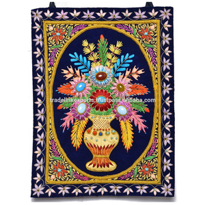 Zardozi Royal colgante de pared tela de resina contemporánea de lujo para decoración del hogar para sala de estar y dormitorio hecho como regalos - Product Image 5