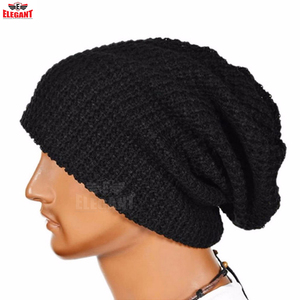 2021 Wholesale Price Unisex Chic <b>Men</b> Women Warm Winter Knit Beanie Skull Slouchy Oversize Cap <b>Hat</b> - Product Image 5