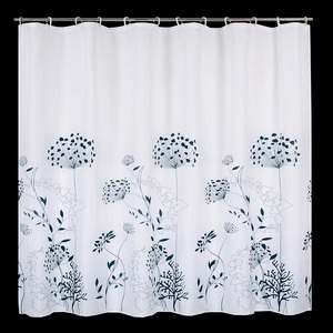 Bathroom Shower <b>Curtain</b> Polyester Fabric Waterproof Popular Element Nordic Fringe Futuristic Style Modern - Product Image 3