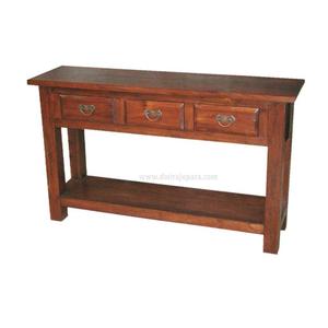 Table console en bois massif - Meubles d'intérieur en teck Indonésie - Product Image 1