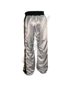 Calça kickboxing com logotipo personalizado, atacado, calça de treinamento de boxe kickboxing, kickboxing, 100% poliéster