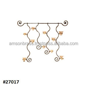 Quatre Tasse En Métal En Verre Décorer Applique Murale - Product Image 2
