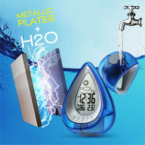 Estación Meteorológica alimentada por agua, forma de gota creativa - Product Image 3