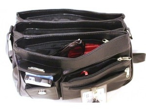 Sac fourre-tout en cuir souple pour femme avec double poignée, intérieur large et poche cachée, parfait pour le streetwear urbain - Product Image 3