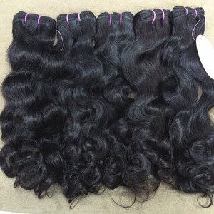 Extensiones de cabello Remy virgen brasileño alineado con cutícula Hamson tejido ondulado rizado con cabello humano de alta calidad - Product Image 5