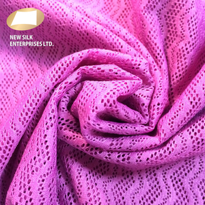 Soft handle zigzag jacquard nylon elastane knit fabric for underwear - Product Image 5