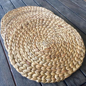 Mantel Individual de jacinto de agua tejido Natural/mantel de paja - Product Image 1