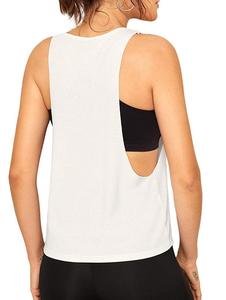 เสื้อกล้ามใส่ออกกำลังกายของเด็กผู้หญิง,เสื้อกีฬาใส่วิ่งเล่นโยคะโลโก้แบบเฉพาะ - Product Image 2