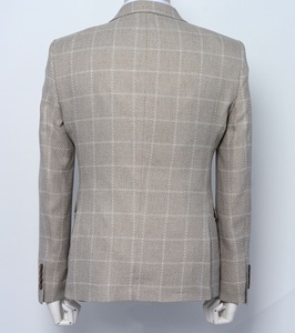 ใหม่มาถึงชายเสื้อใหม่แบรนด์แฟชั่นคุณภาพสูงเหนียวและโพลีเอสเตอร์ Slim Fit Blazers - Product Image 4