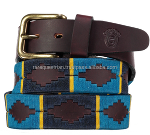 Cinturón de Polo Argentino de Cuero Genuino para Equitación, Etiquetado para Compradores, Color Negro, Tamaño Personalizable, Modelo PB001 - Product Image 2