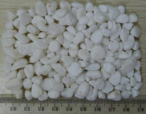 Galets de marbre blanc neige naturel, directement de l'usine, pierres décoratives, gravier blanc pour aménagement paysager, jardin, aquarium - Product Image 4