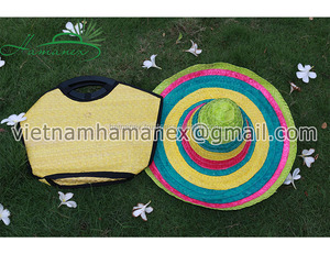 Nueva moda 100% bolsos de paja hechos a mano a un gran precio - Product Image 3