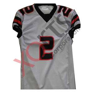 Camiseta de Fútbol Americano Unisex de Primera Calidad, Diseño Moderno, Sublimada, con Cuello en V y Malla Cosida - Product Image 1