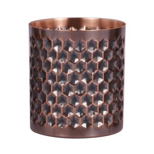 Pur Cuivre Menthe Julep Tasse Cuivre Moscou Mule Tasse Menthe Julep Diamant Martelé Antique 14 oz par Axiom Home Accents - Product Image 2