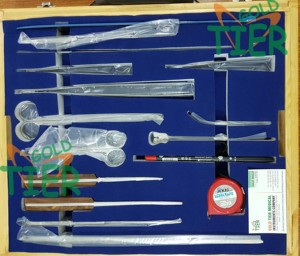 Kit de Autopsia/Kit Post Mortem - Instrumentos Quirúrgicos de Acero Inoxidable, Modelo PM001 Nivel Oro - Product Image 2