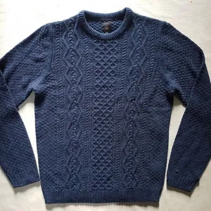 Cheap Bangladesh stock lot/shipment cancel Men's O Neck 100% Export Quality Men's Sweater