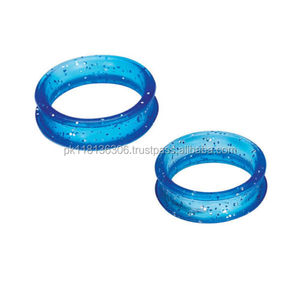Tijeras de silicona para insertos de dedos con agarre de goma Tijeras tipo belleza con agarre cómodo - Product Image 2