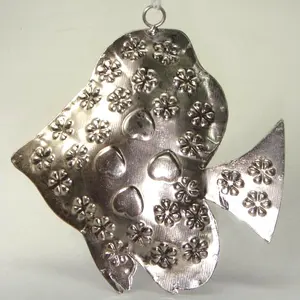 Nieuwste Metalen Kerst Opknoping Vis Ornament