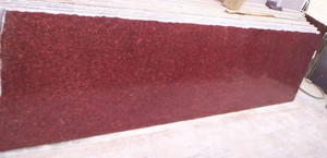 Dalle de granit rouge poli brillant, panneau de pierre naturelle pour sol, mur, plan de travail, usage intérieur/extérieur pour villas et hôtels - Product Image 6