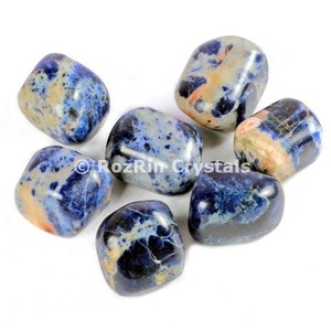 Sodalite Tumbled Stones | Tumbled Stone Exporter in india - Product Image 1