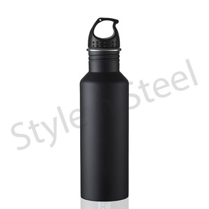 Top Supplier Promotional High Quality <b>Metal</b> <b>Flask</b> Wholesale Single Wall Aristo Water Bottle Color Stainless Steel - Product Image 2