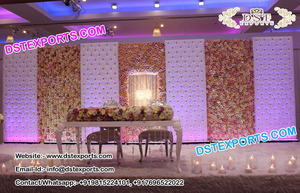 Paneles de fondo de piel para boda, Panel de piel copeada para escenario, paneles florales gigantes, decoración de boda - Product Image 3