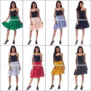 Overoles de Algodón Bordados Estilo Hakoba Indio para Mujer, Verano, Vintage, Hasta la Rodilla, Cintura Elástica, Talla Grande, Transpirable, Venta al por Mayor - Product Image 4