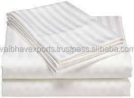 Sábanas de algodón 100% para cama de hotel - Product Image 2