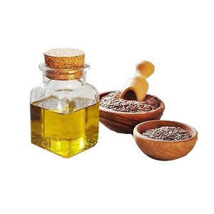 Huile de lin pressée à froid de qualité supérieure, source naturelle d'acides gras oméga 3 pour la santé et le bien-être - Product Image 1