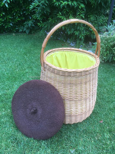 Cesta de Lavado Plegable Vintage de Ratán Ecológico con Diseño Desmontable para Almacenamiento - Product Image 6