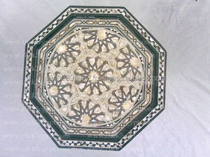 Serpillière avec extrémités incrustées W54, pour café ou Table latérale, avec bibelot - Product Image 2